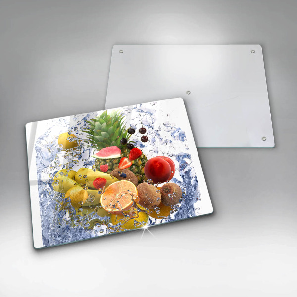 Kitchen countertop cover Juicy fruit and water