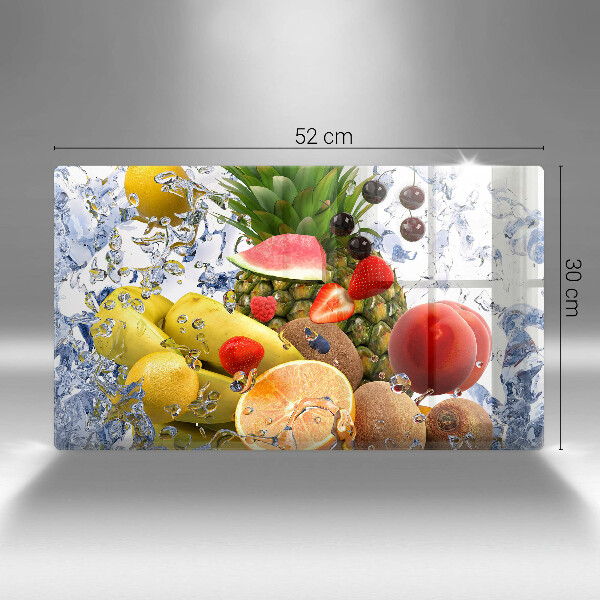 Kitchen countertop cover Juicy fruit and water