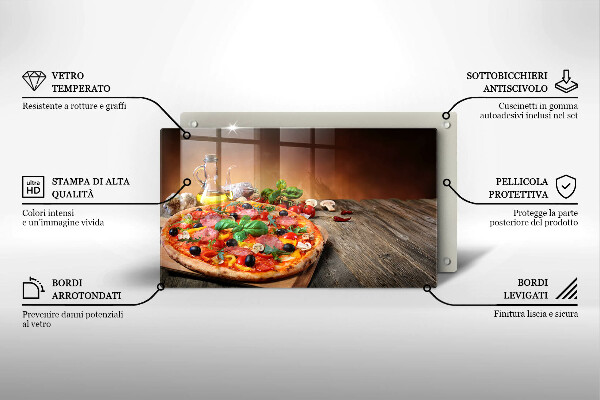 Worktop protector Italian pizza