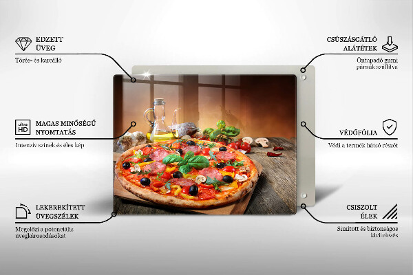 Worktop protector Italian pizza