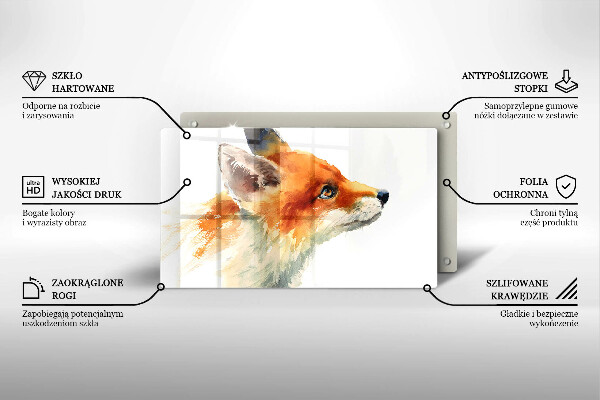 Worktop protector Painted fox