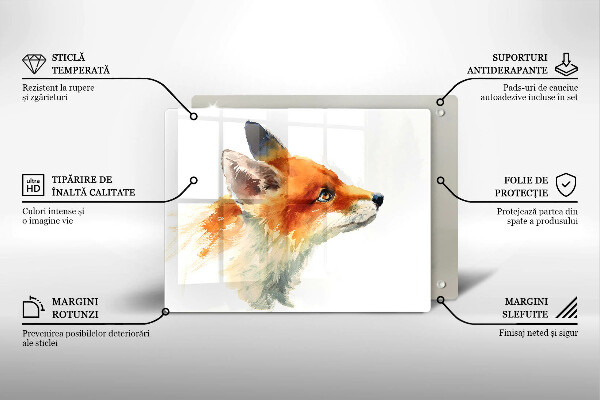 Worktop protector Painted fox