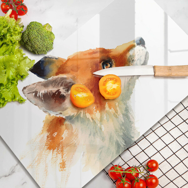 Worktop protector Painted fox