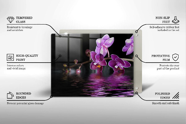 Worktop saver Orchid Water Zen