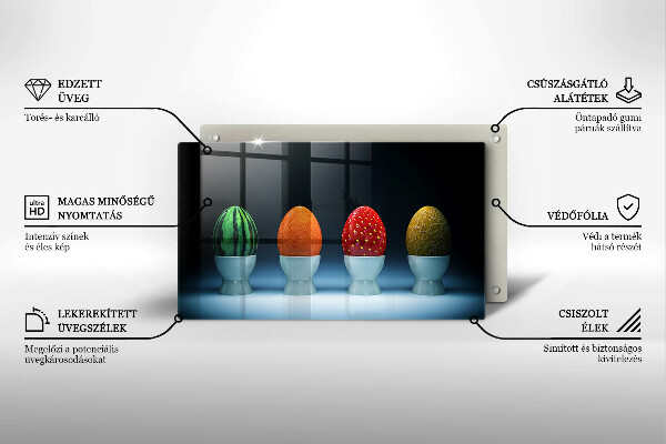 Worktop saver Abstraction egg fruits