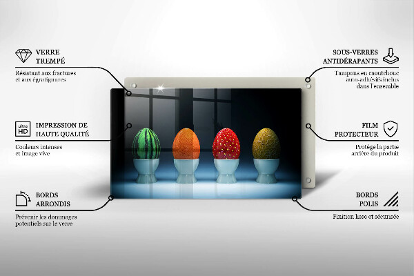 Worktop saver Abstraction egg fruits