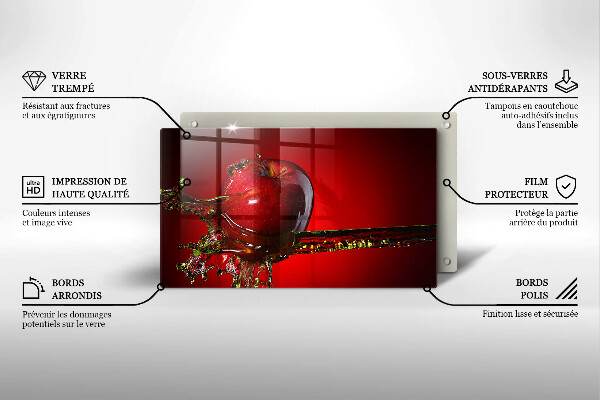 Worktop saver Apple fruit in water