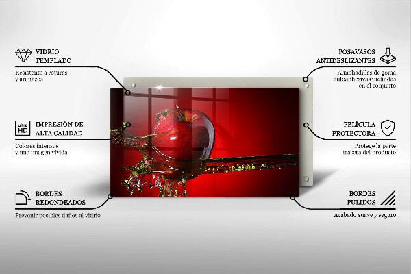 Worktop saver Apple fruit in water