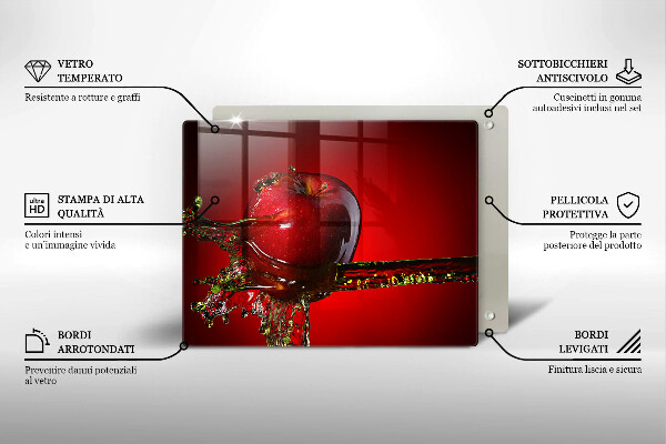 Worktop saver Apple fruit in water