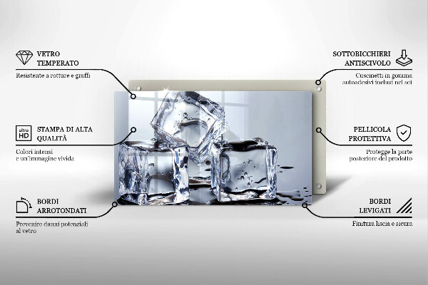 Worktop saver Ice cubes