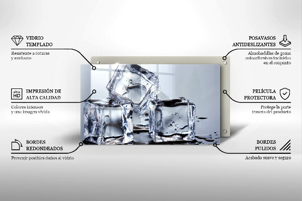 Worktop saver Ice cubes