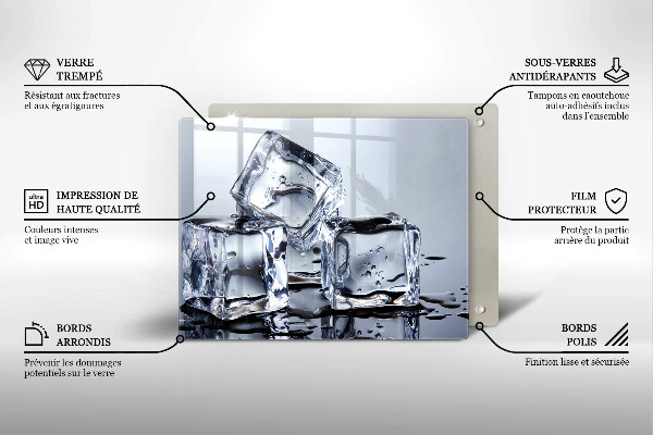 Worktop saver Ice cubes