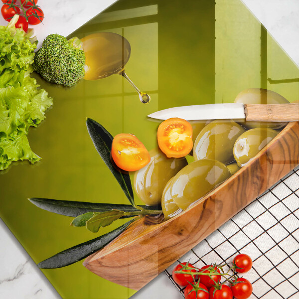 Kitchen countertop cover Tasty olives