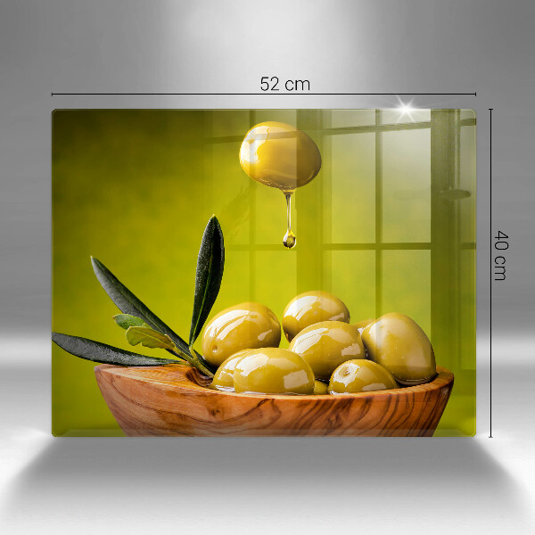 Kitchen countertop cover Tasty olives