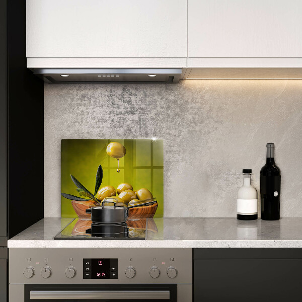 Kitchen countertop cover Tasty olives