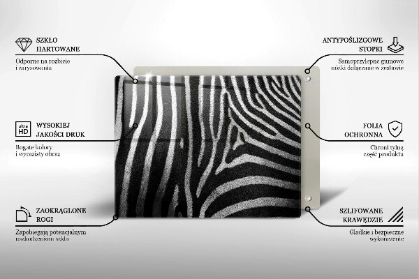 Worktop saver Zebra stripes