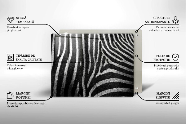 Worktop saver Zebra stripes