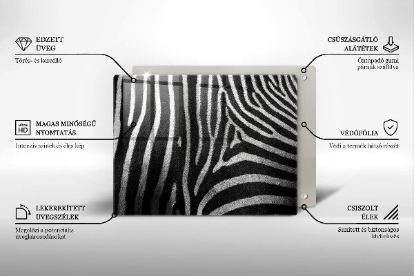 Worktop saver Zebra stripes