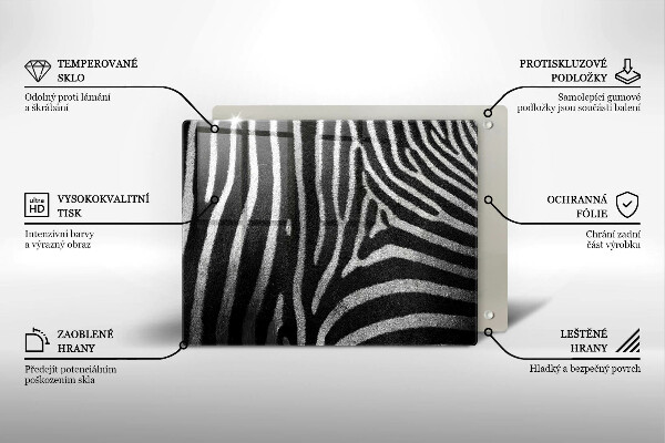 Worktop saver Zebra stripes