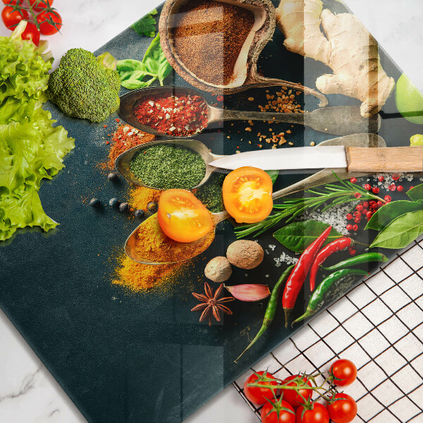 Worktop protector Kitchen spices of spoon