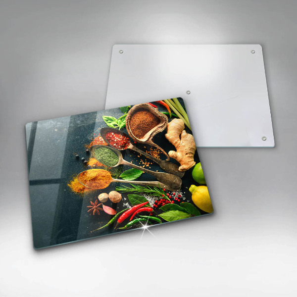 Worktop protector Kitchen spices of spoon