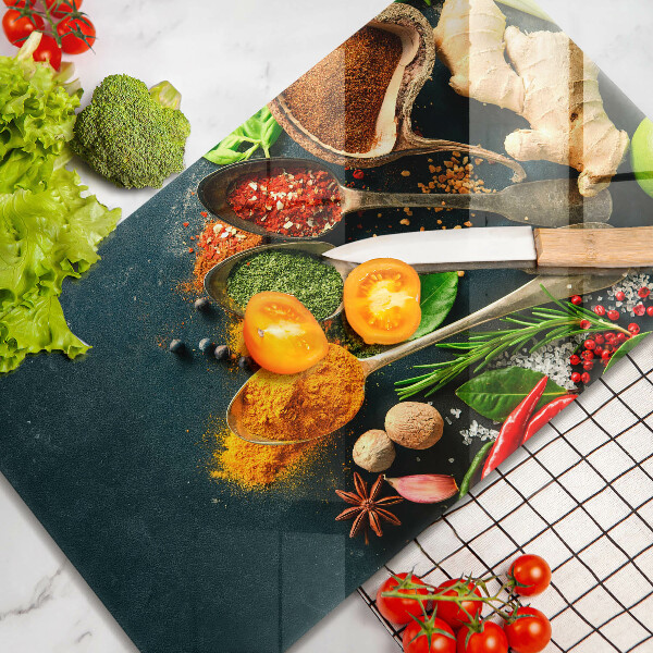 Worktop protector Kitchen spices of spoon