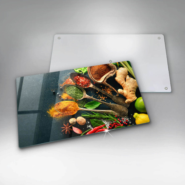 Worktop protector Kitchen spices of spoon