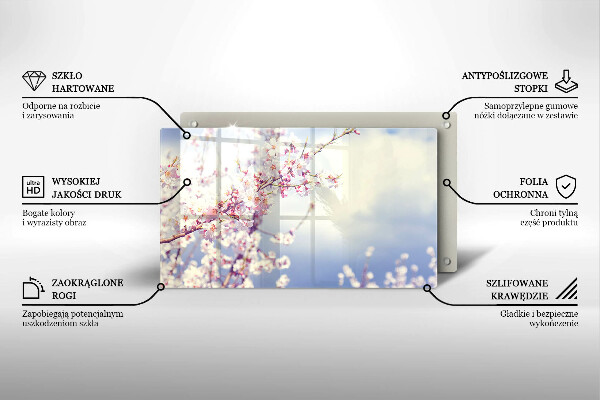 Worktop saver A blooming tree