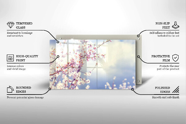 Worktop saver A blooming tree