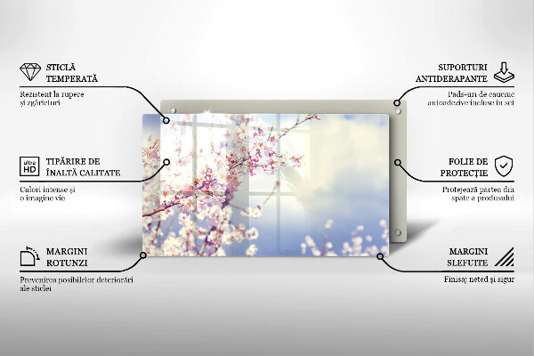 Worktop saver A blooming tree