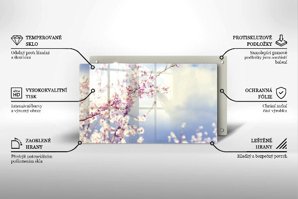 Worktop saver A blooming tree