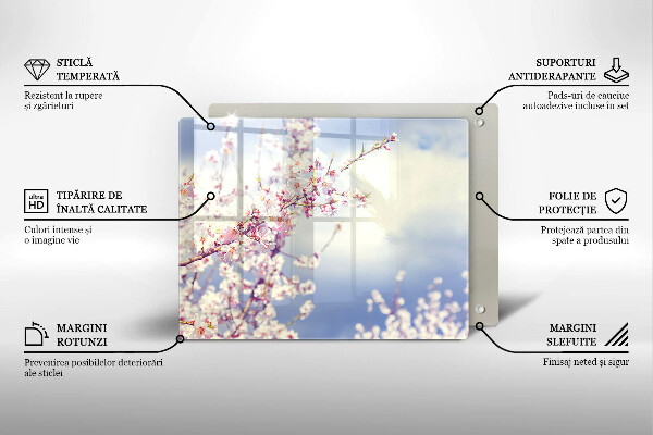 Worktop saver A blooming tree