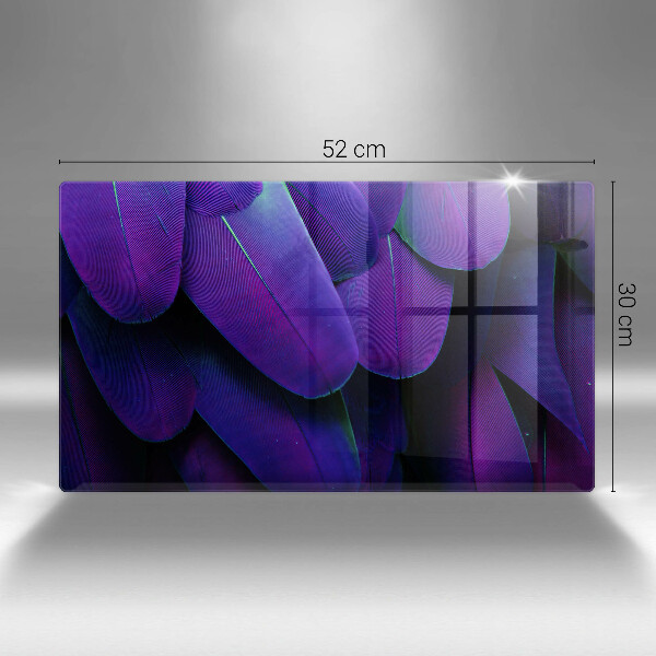 Kitchen worktop saver Neon feathers