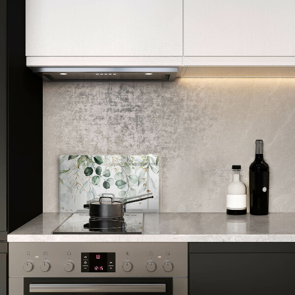 Kitchen worktop saver Painted plants