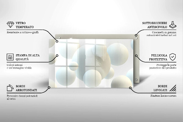 Kitchen worktop saver Modern 3D balls