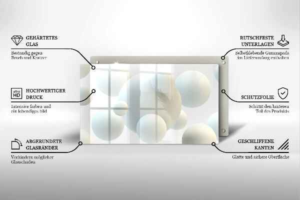 Kitchen worktop saver Modern 3D balls