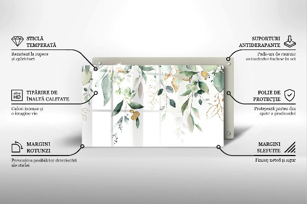 Worktop saver Watercolor leaves