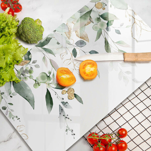 Worktop saver Watercolor leaves