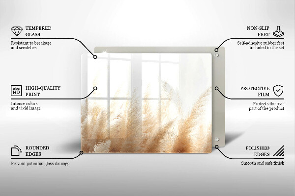 Worktop protector Pampas grass