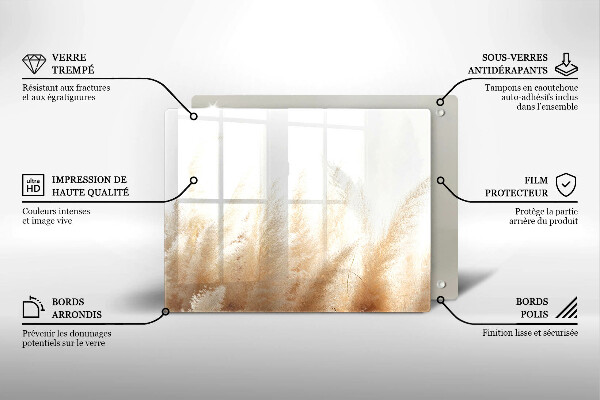 Worktop protector Pampas grass