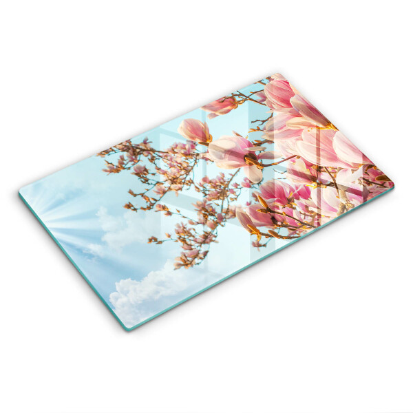 Kitchen countertop cover Pink Flowers Tree