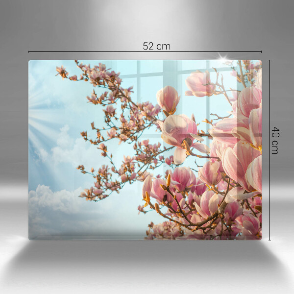 Kitchen countertop cover Pink Flowers Tree