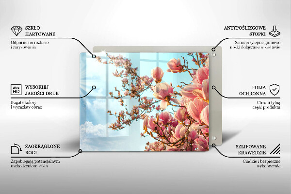 Kitchen countertop cover Pink Flowers Tree