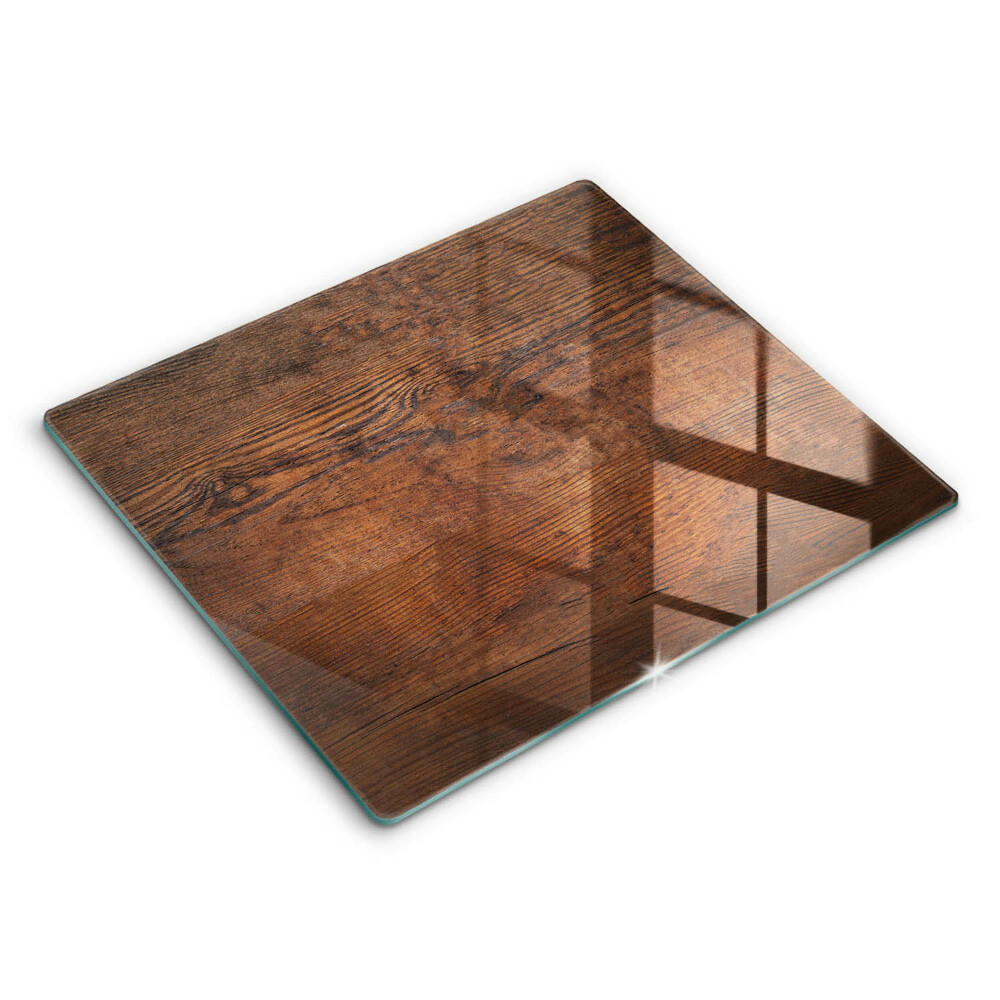 Worktop heat protector Dark wood board