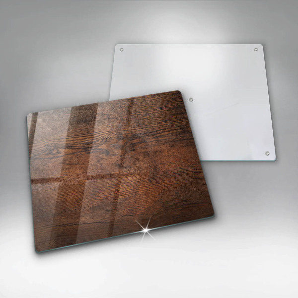 Worktop heat protector Dark wood board