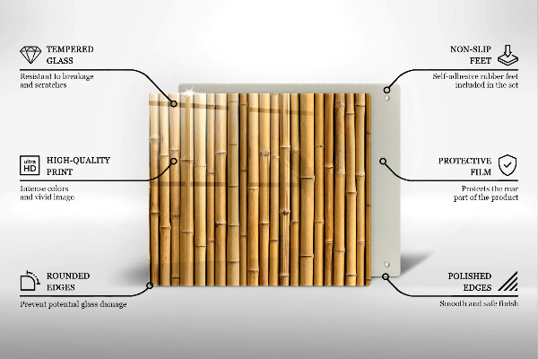 Kitchen worktop saver Nature boho bamboo