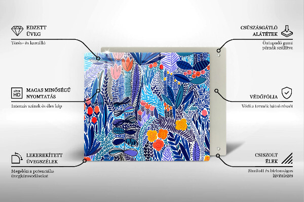 Kitchen worktop saver Painted meadow