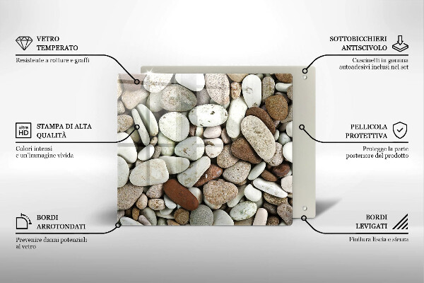 Worktop saver Background small stones