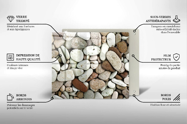 Worktop saver Background small stones