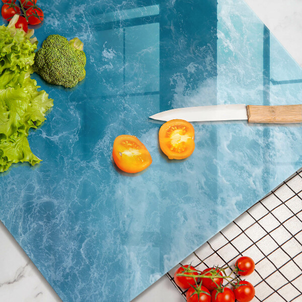 Kitchen worktop saver Blue water